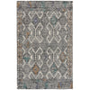 Feizy Arazad 8479F Rug in Black/Tangerine
