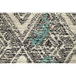 Feizy Arazad 8479F Rug in Black/Tangerine
