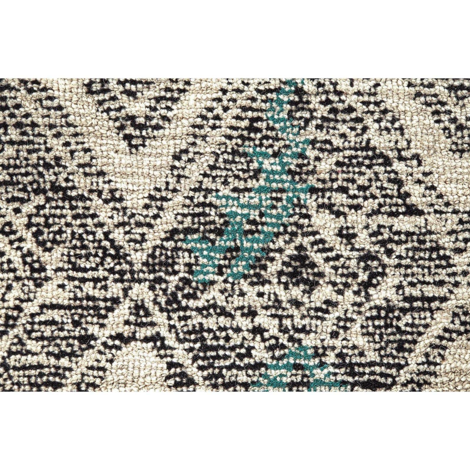 Feizy Arazad 8479F Rug in Black/Tangerine