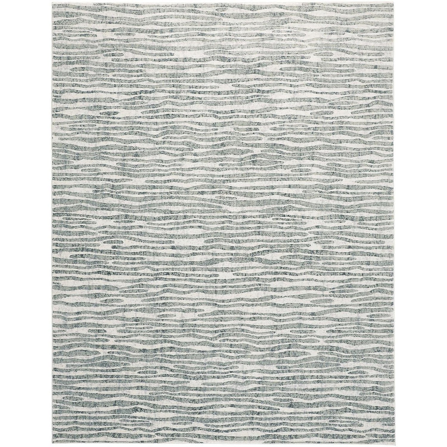 Feizy Atwell 3218F Rug in Green / Gray