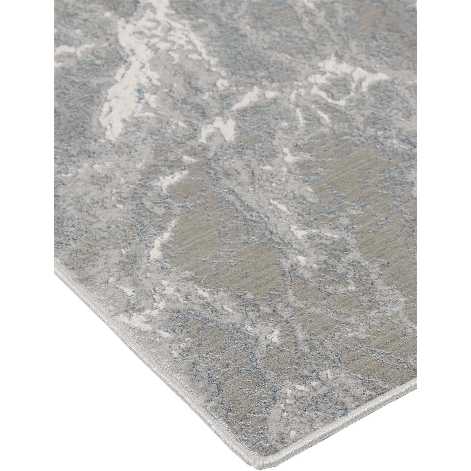 Feizy Azure 3539F Rug in Silver / Blue