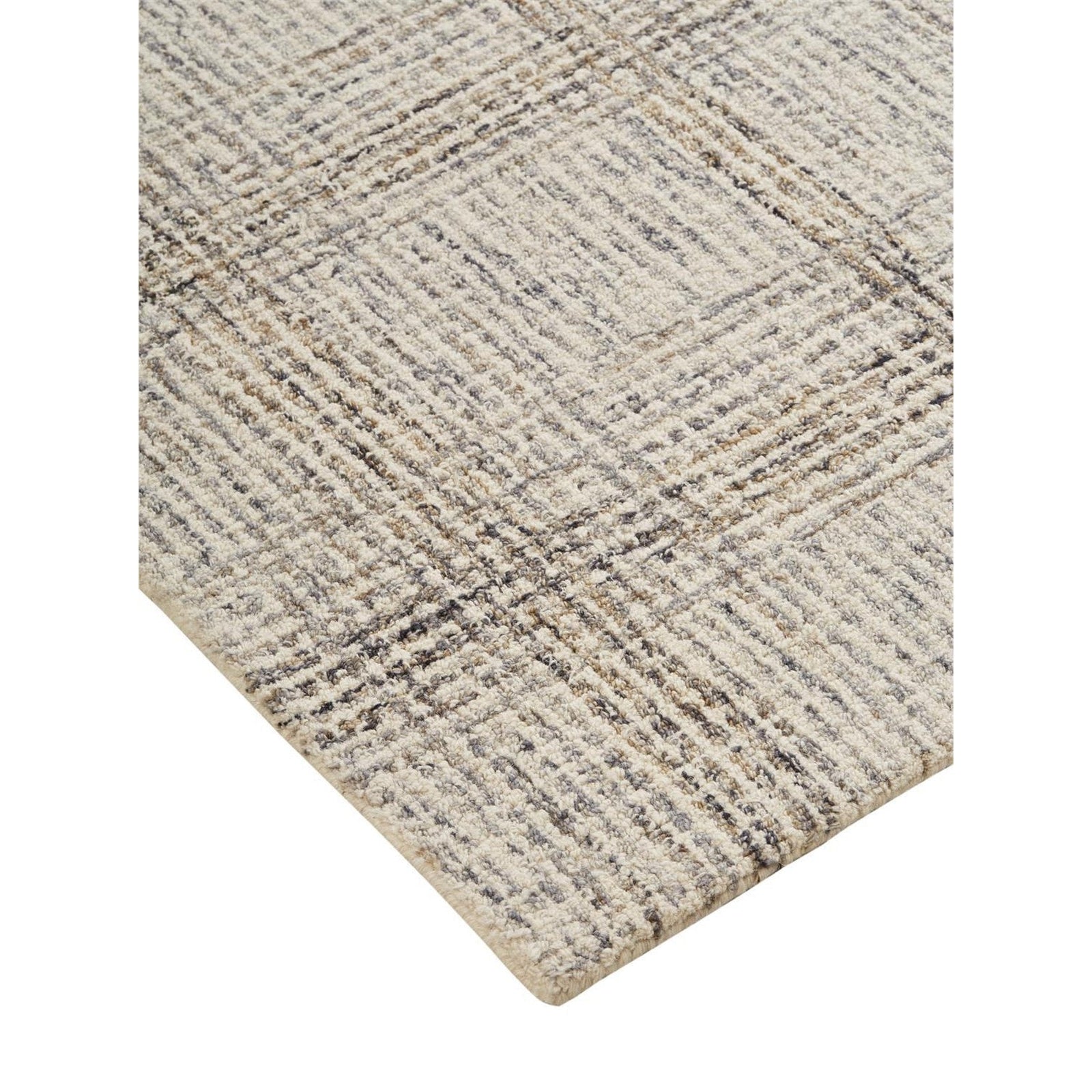 Feizy Belfort 8668F Rug in Ivory / Gray