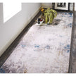 Feizy Cadiz 3889F Rug in Ivory/Blue