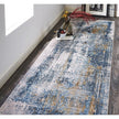 Feizy Cadiz 3890F Rug in Blue/Gray