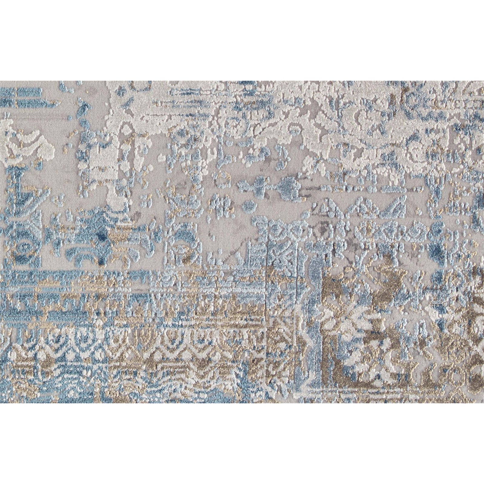 Feizy Cadiz 3890F Rug in Blue/Gray