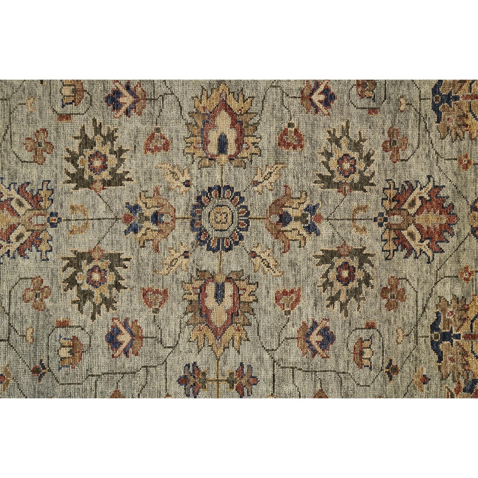 Feizy Carrington 6503F Rug in Gray / Gold