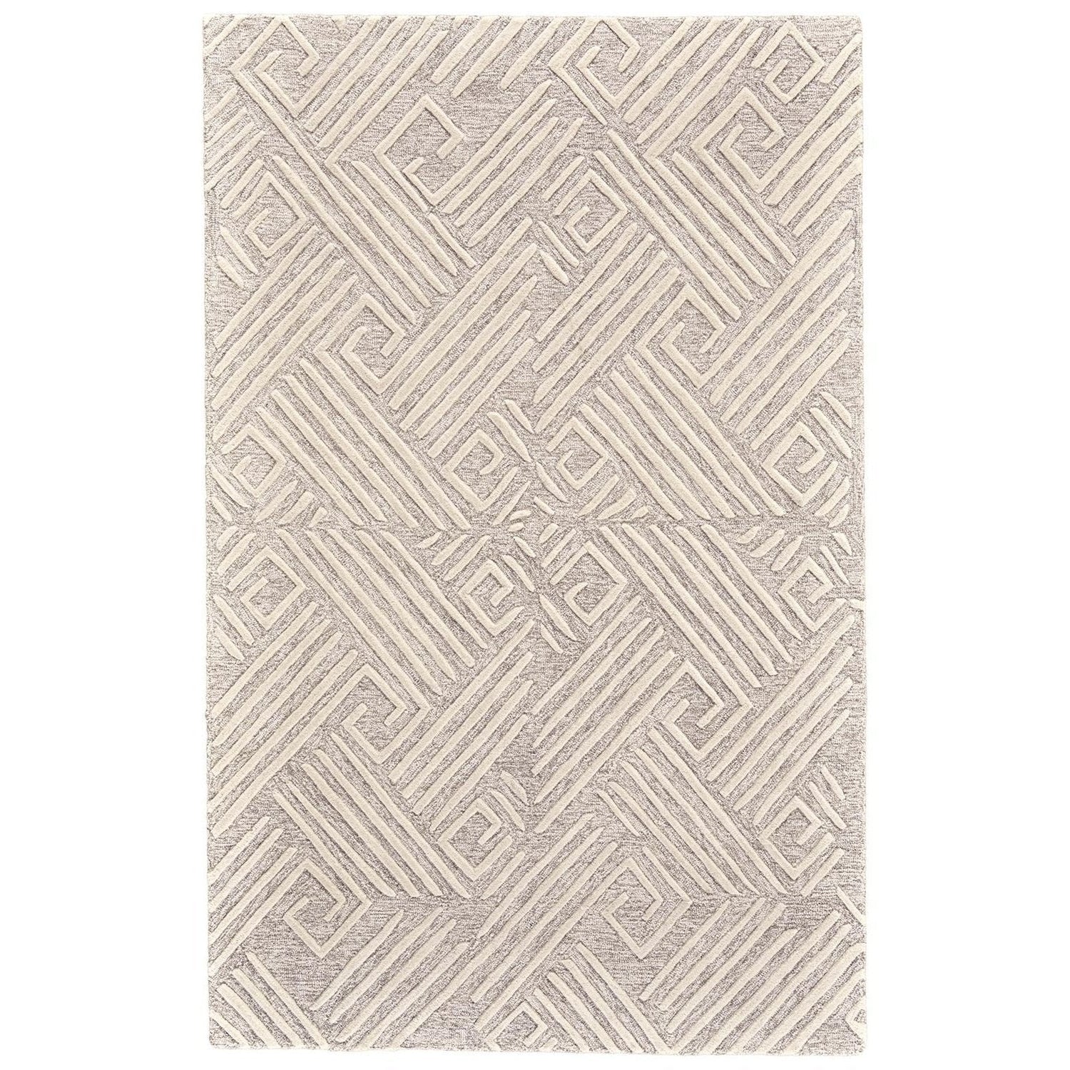 Feizy Enzo 8737F Rug in Ivory/Natural