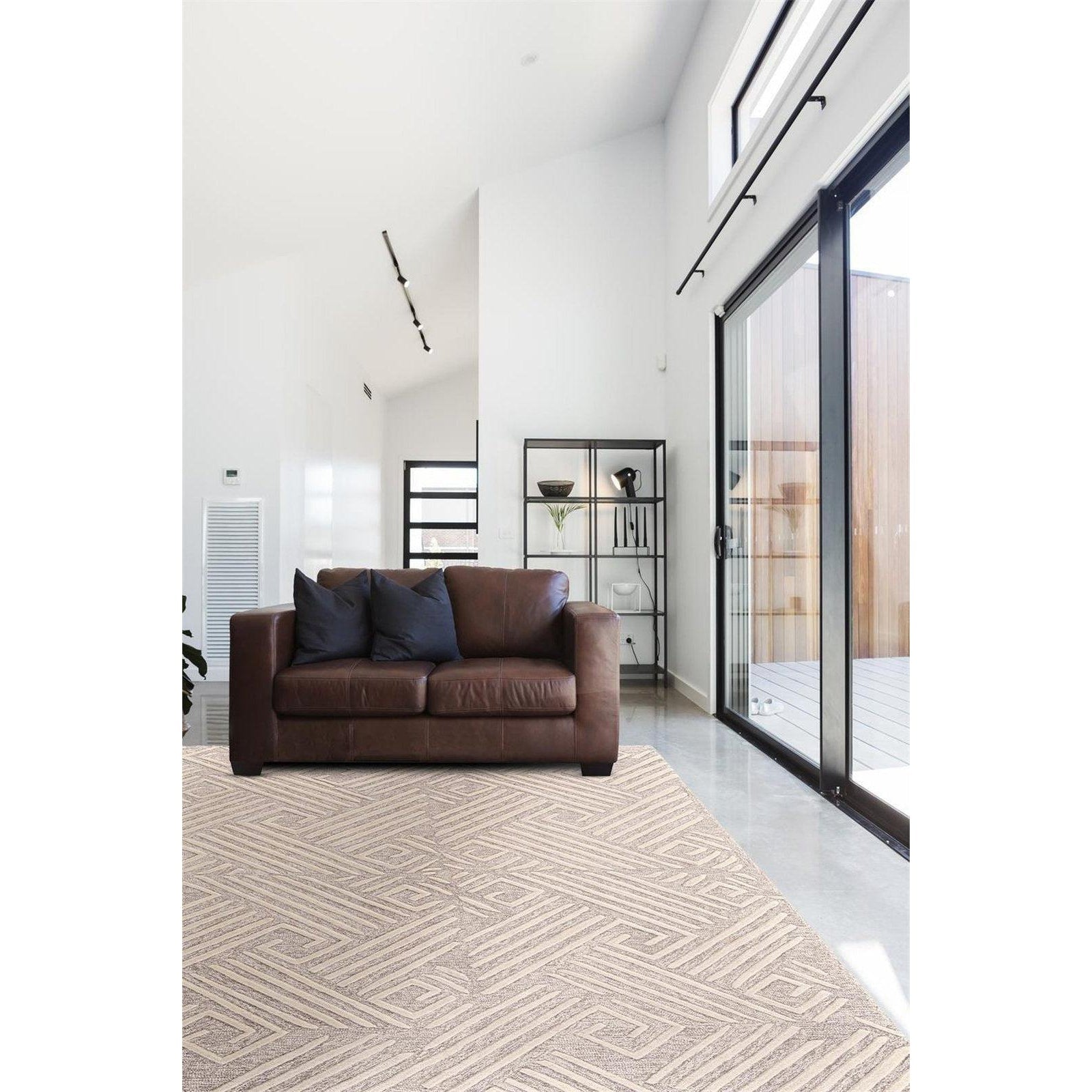 Feizy Enzo 8737F Rug in Ivory/Natural