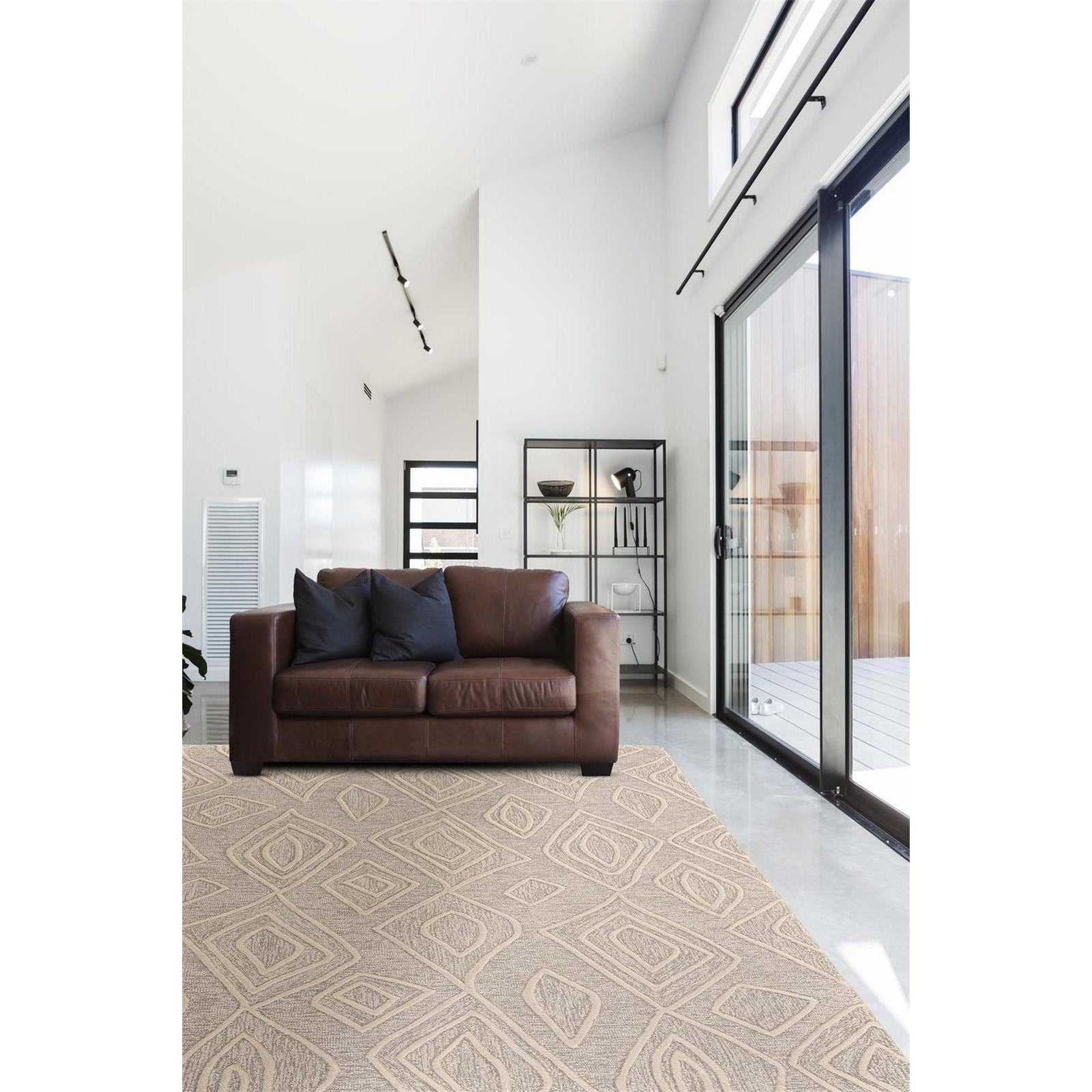 Feizy Enzo 8738F Rug in Ivory/Natural