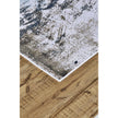 Feizy Gaspar 3833F Rug in White/Gray