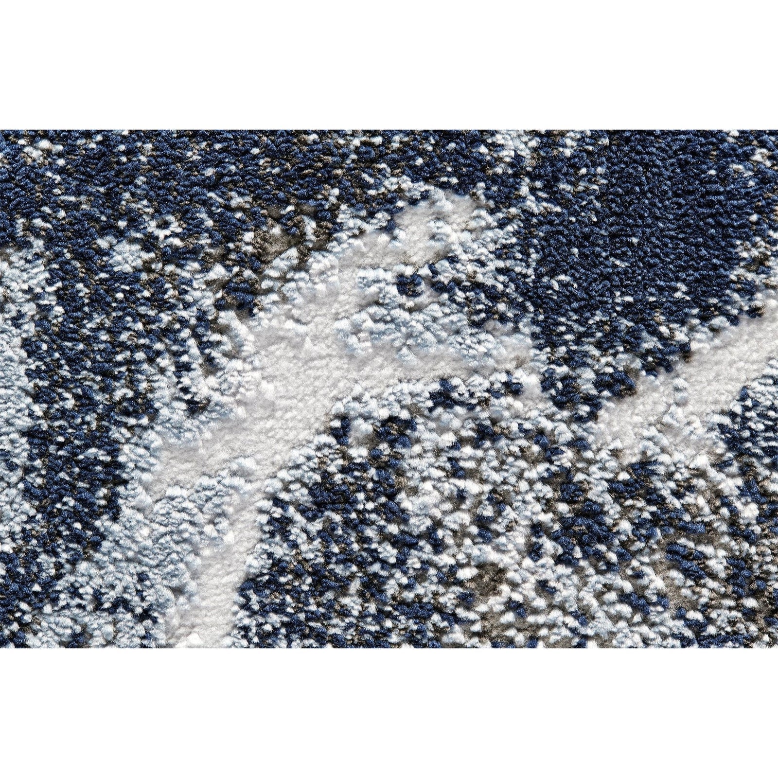 Feizy Gaspar 3833F Rug in White/Gray