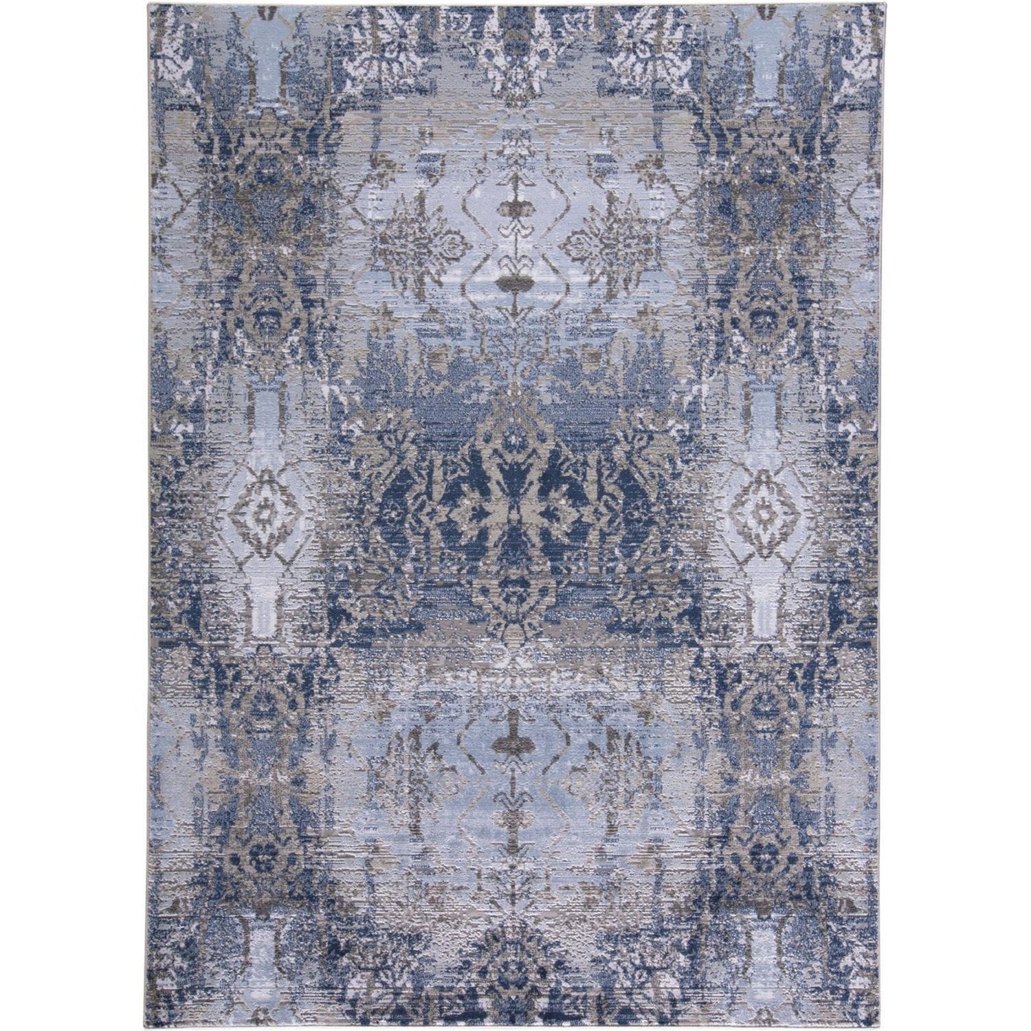 Feizy Gaspar 3834F Rug in Light Blue/Sterling