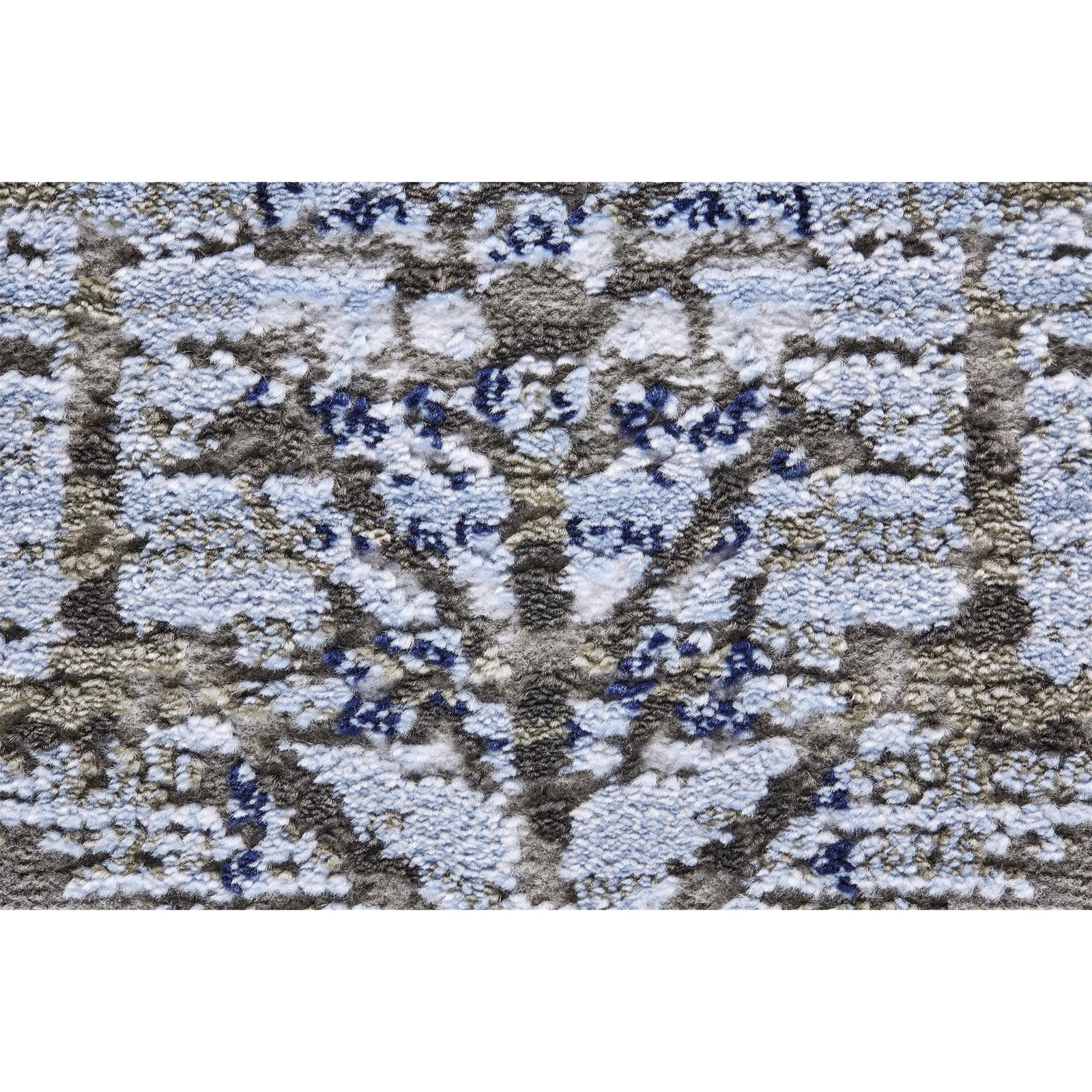 Feizy Gaspar 3834F Rug in Light Blue/Sterling