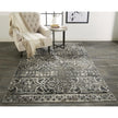 Feizy Kano 3871F Rug in Charcoal/Ivory