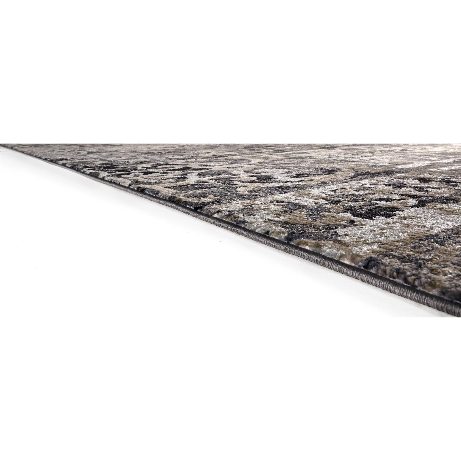 Feizy Kano 3871F Rug in Charcoal/Ivory