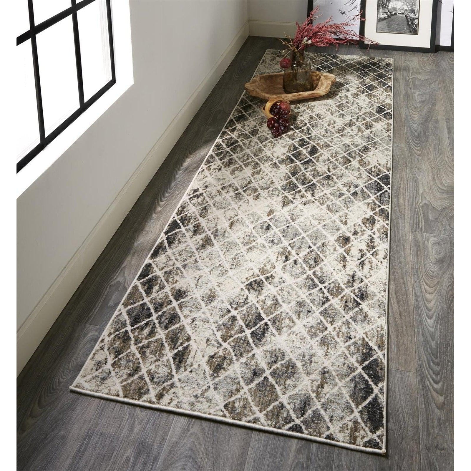 Feizy Kano 3873F Rug in Sand/Ivory