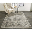 Feizy Kano 3874F Rug in Gray/Ivory