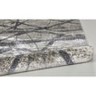 Feizy Kano 3877F Rug in Charcoal/Gray
