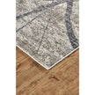 Feizy Kano 3877F Rug in Charcoal/Gray