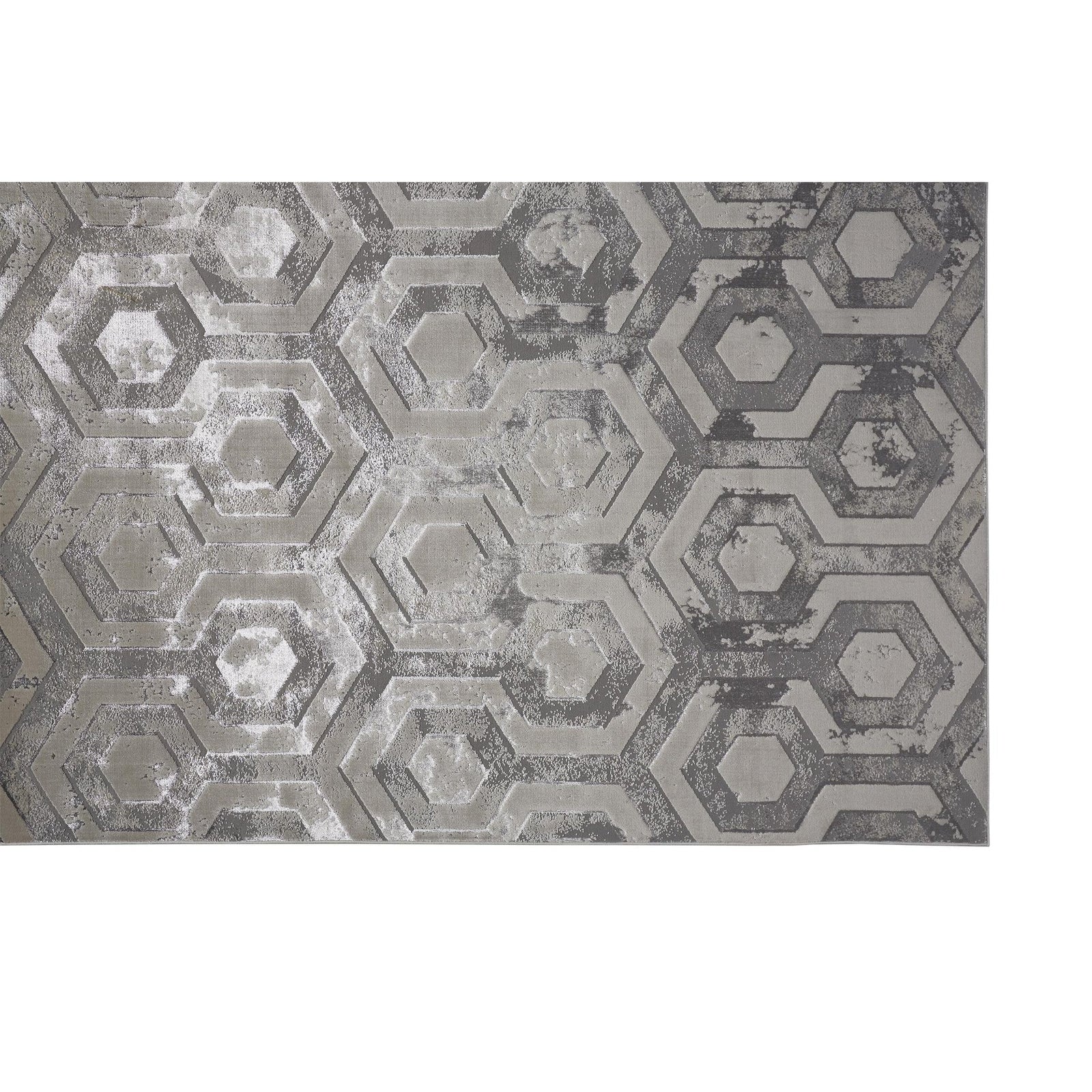 Feizy Micah 3046F Rug in Beige/Gray
