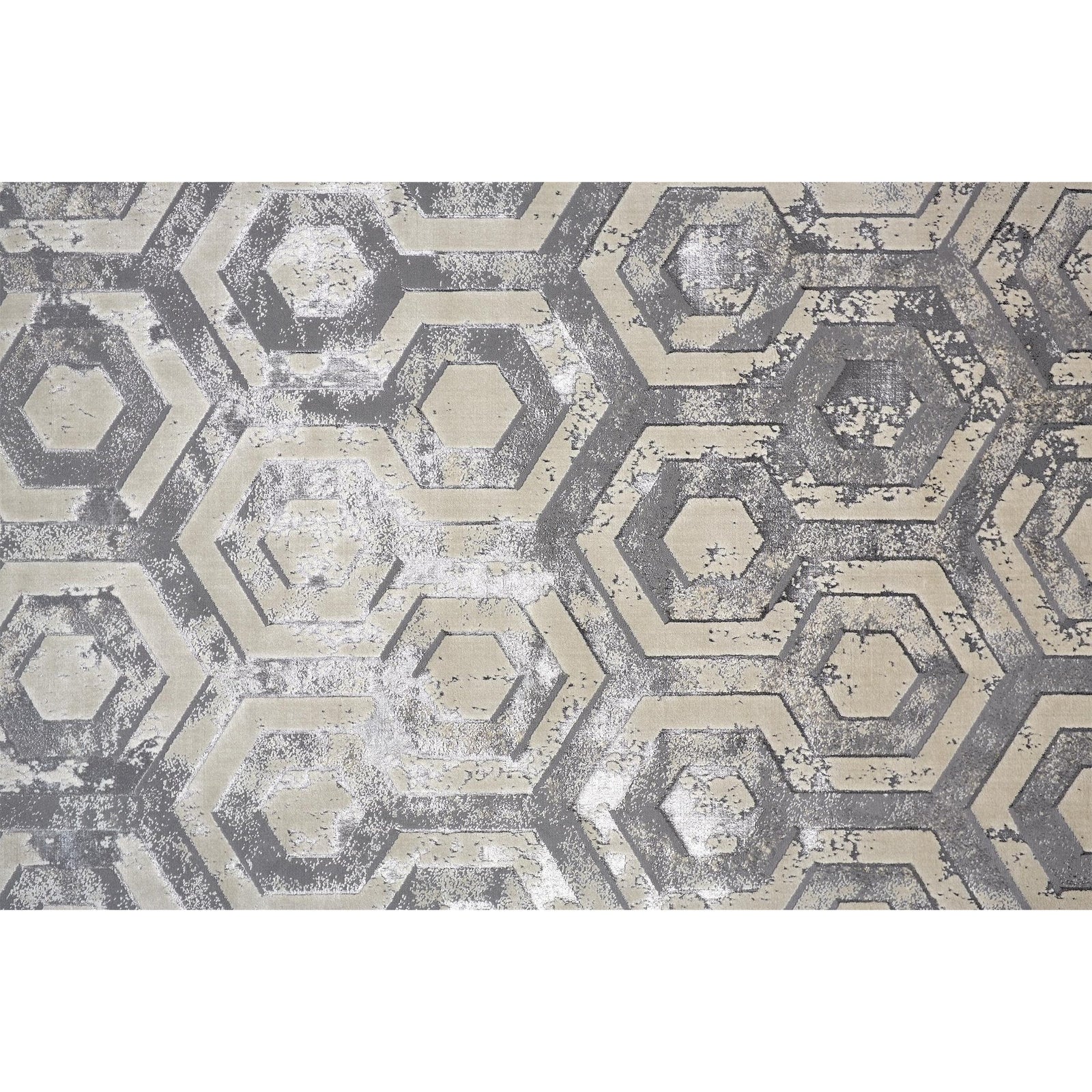 Feizy Micah 3046F Rug in Beige/Gray