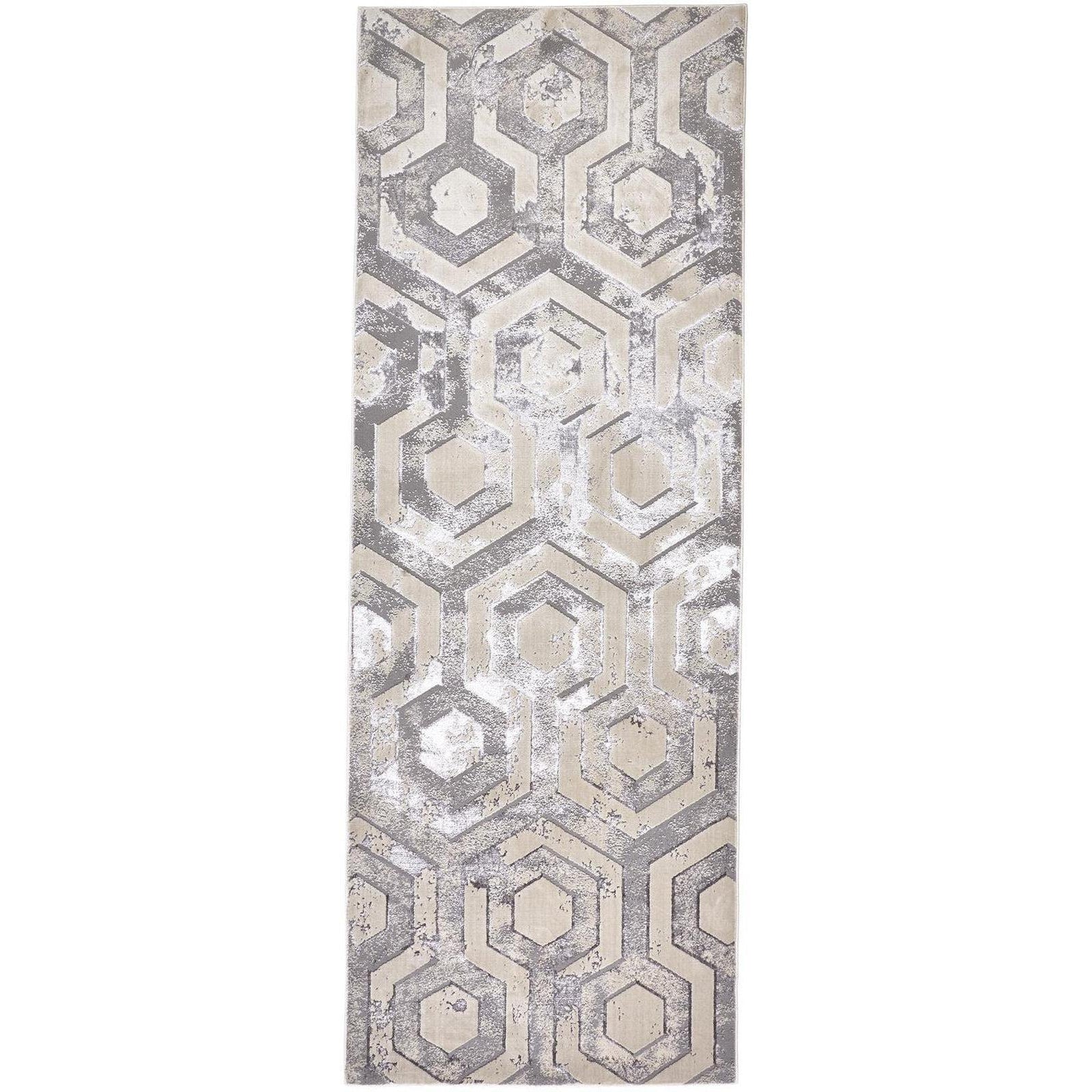Feizy Micah 3046F Rug in Beige/Gray