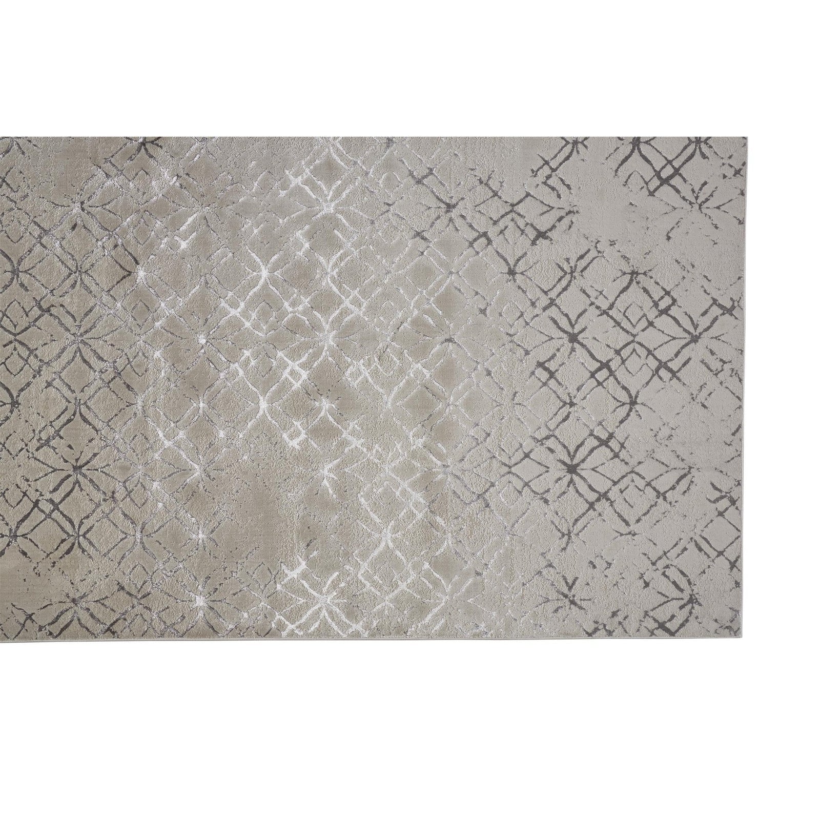 Feizy Micah 3047F Rug in Beige/Silver