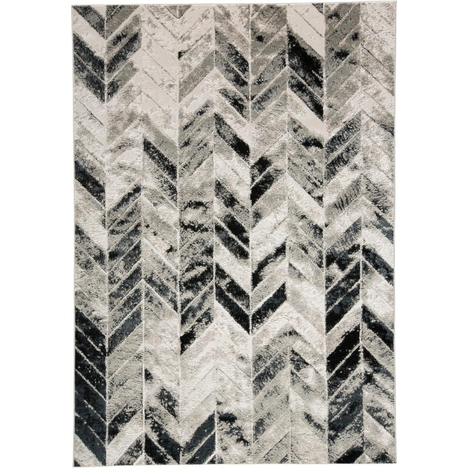 Feizy Micah 3048F Rug in Gray/Silver