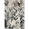 Feizy Micah 3048F Rug in Gray/Silver