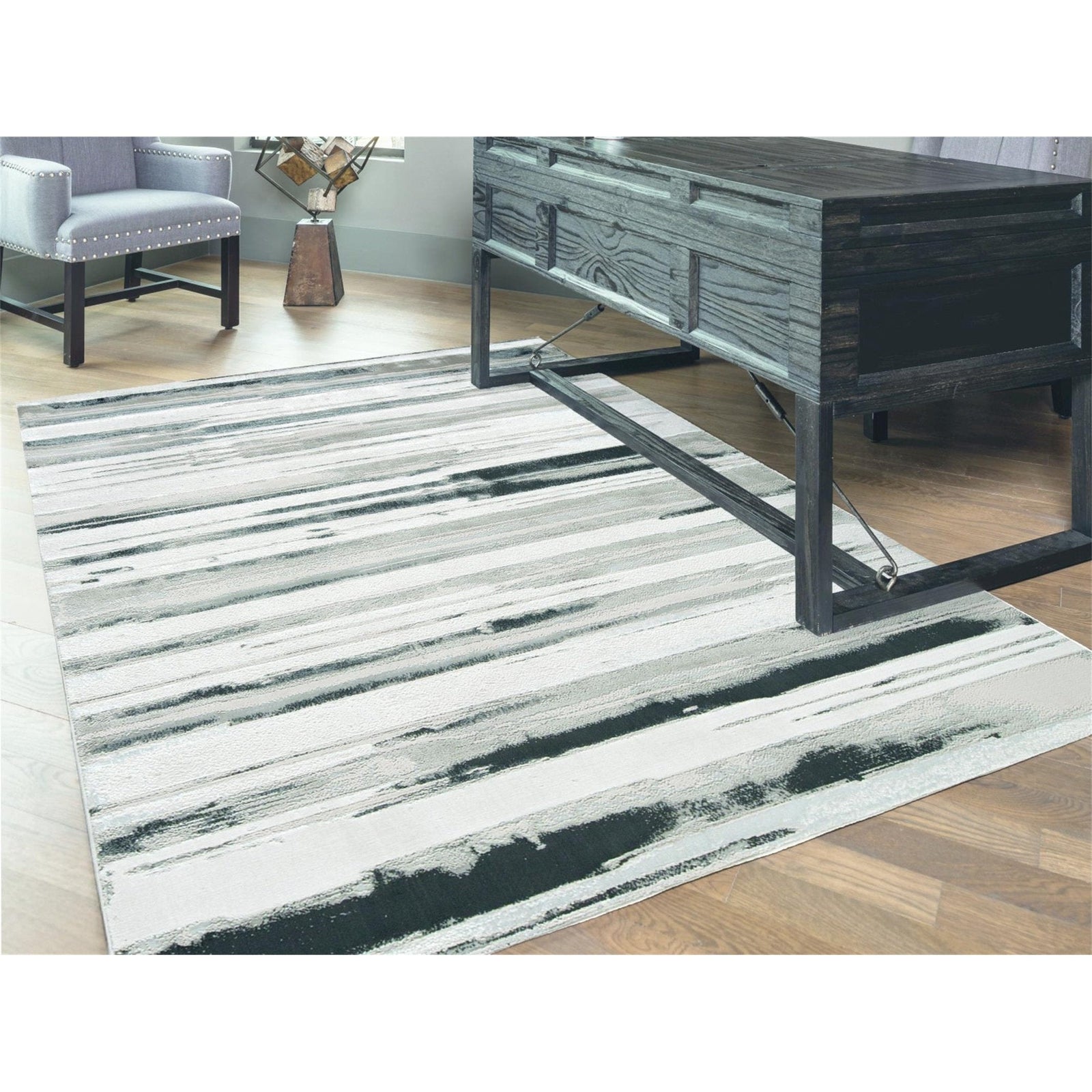 Feizy Micah 3049F Rug in Silver