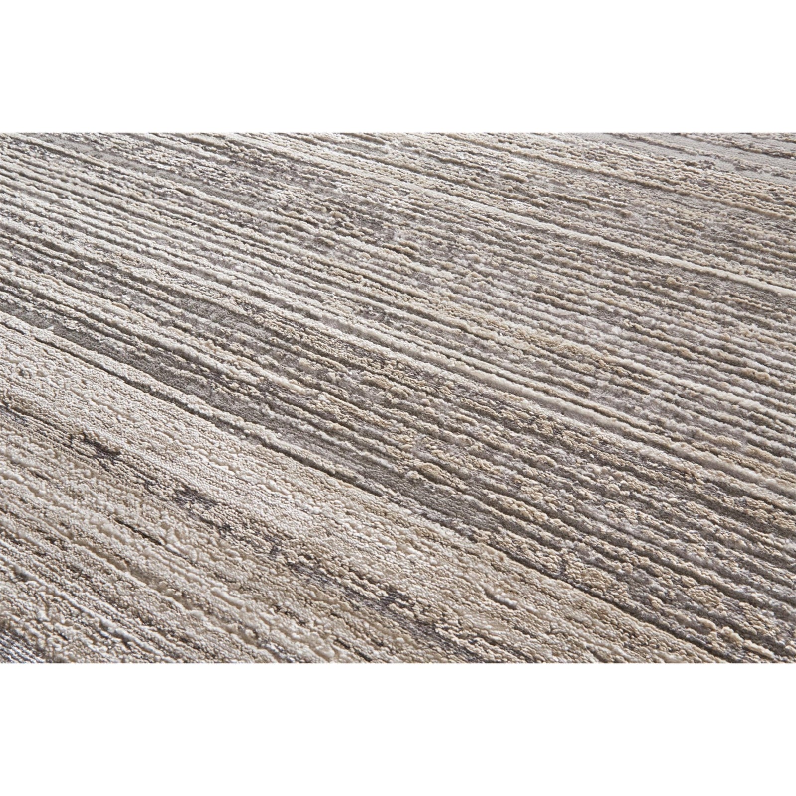 Feizy Micah 3337F Rug in Black/Dark Gray