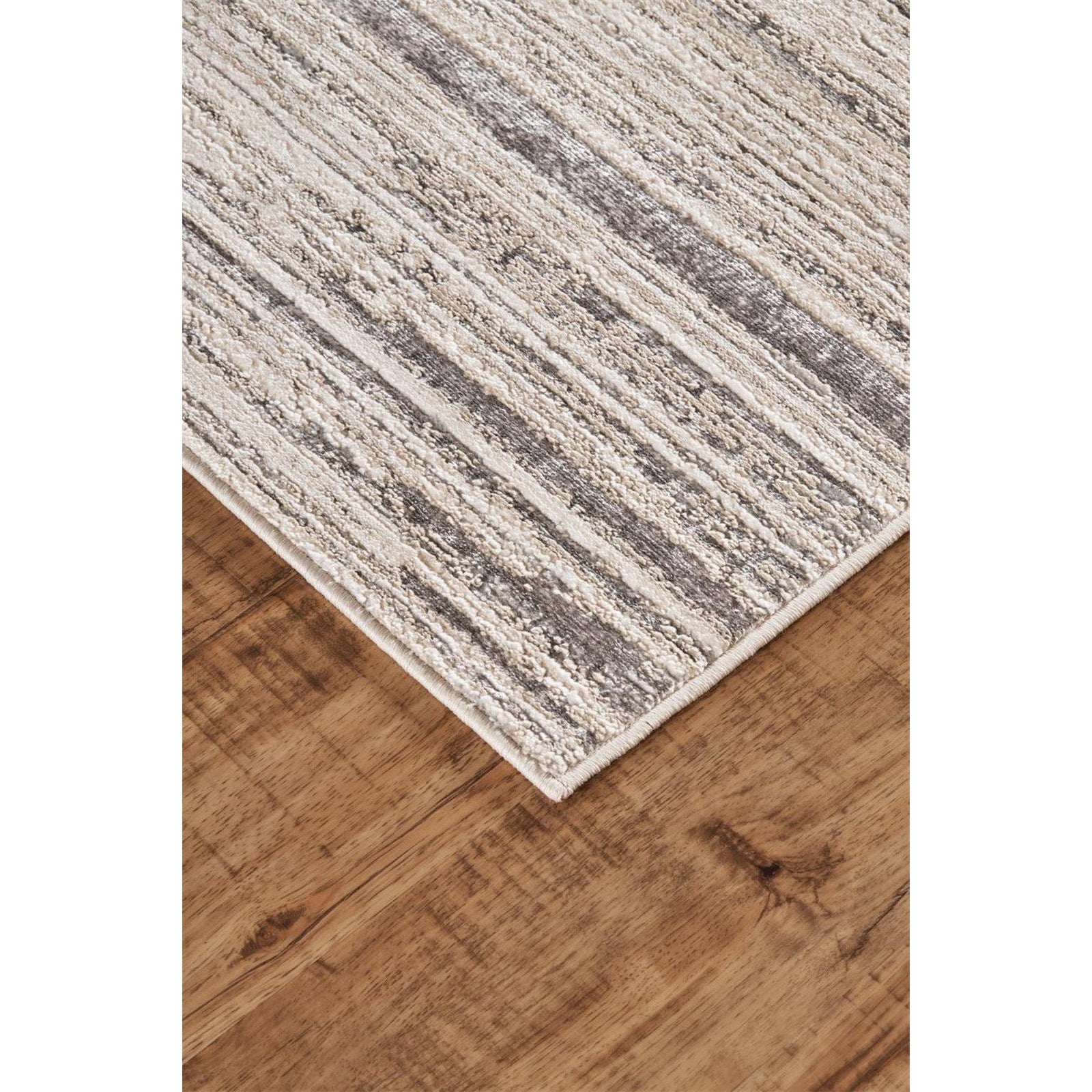 Feizy Micah 3337F Rug in Black/Dark Gray
