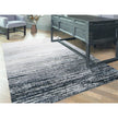 Feizy Micah 3337F Rug in Black/Dark Gray