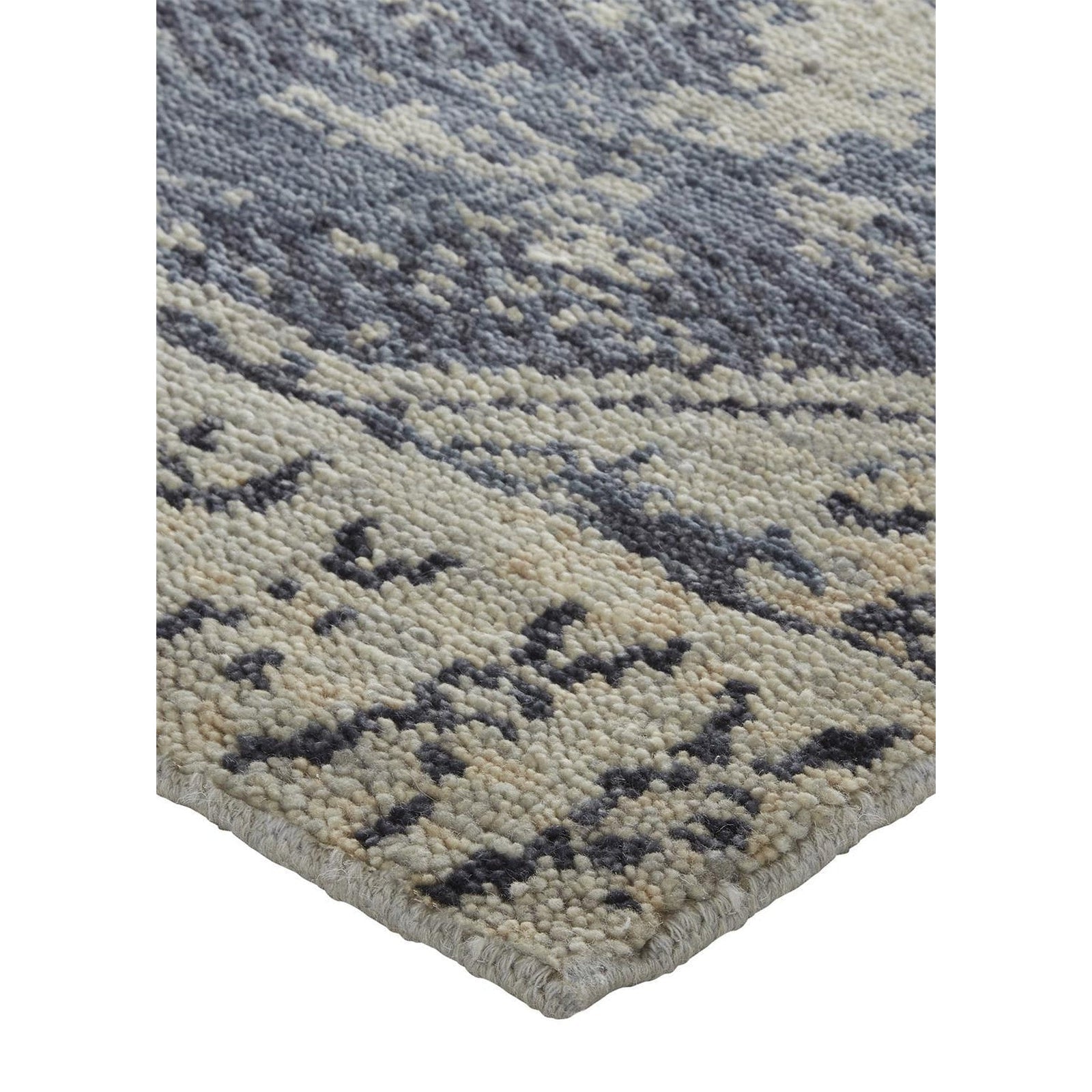 Feizy Palomar 6572F Rug in Blue / Tan