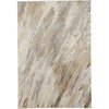 Feizy Parker 3704F Rug in Tan / Blue