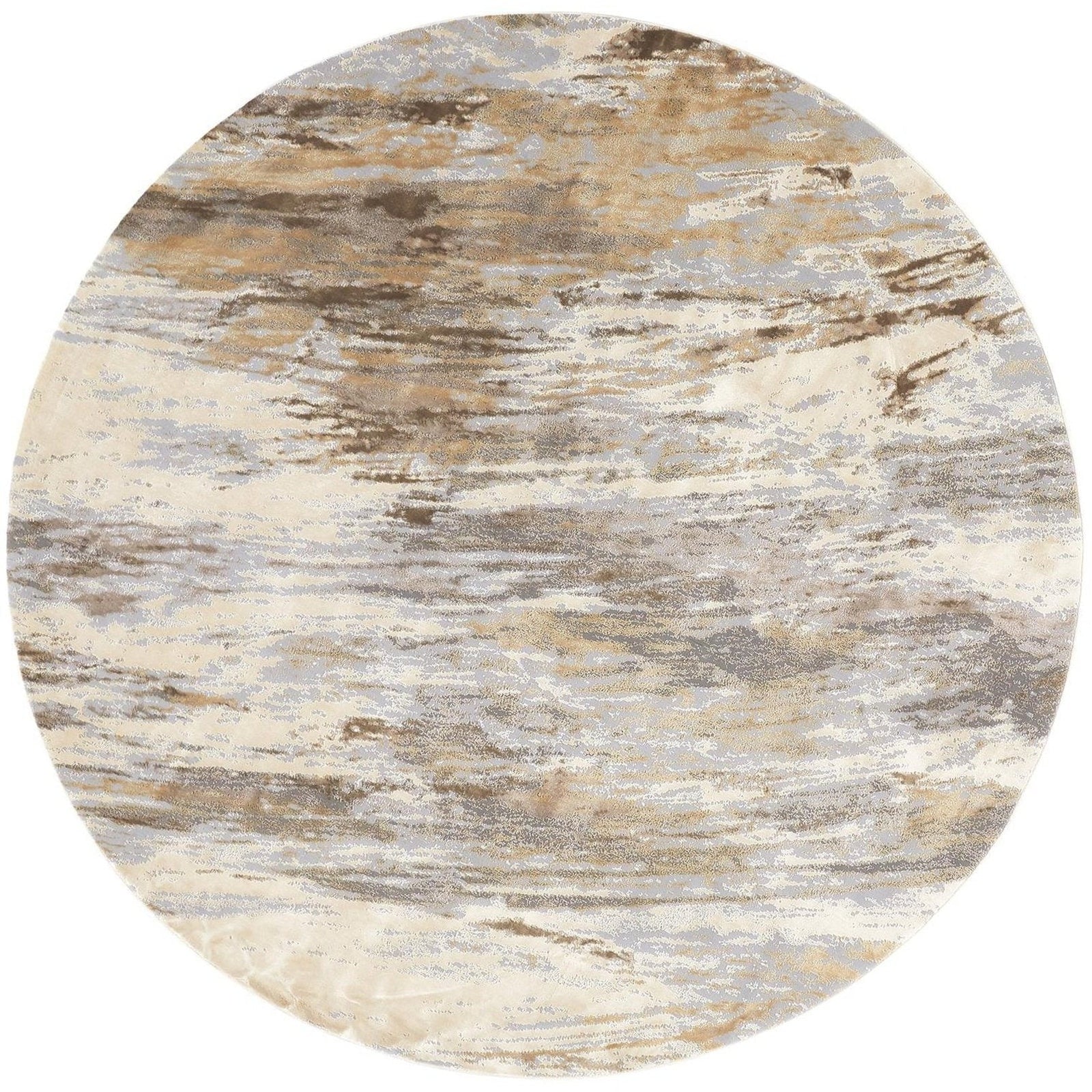 Feizy Parker 3704F Rug in Tan / Blue