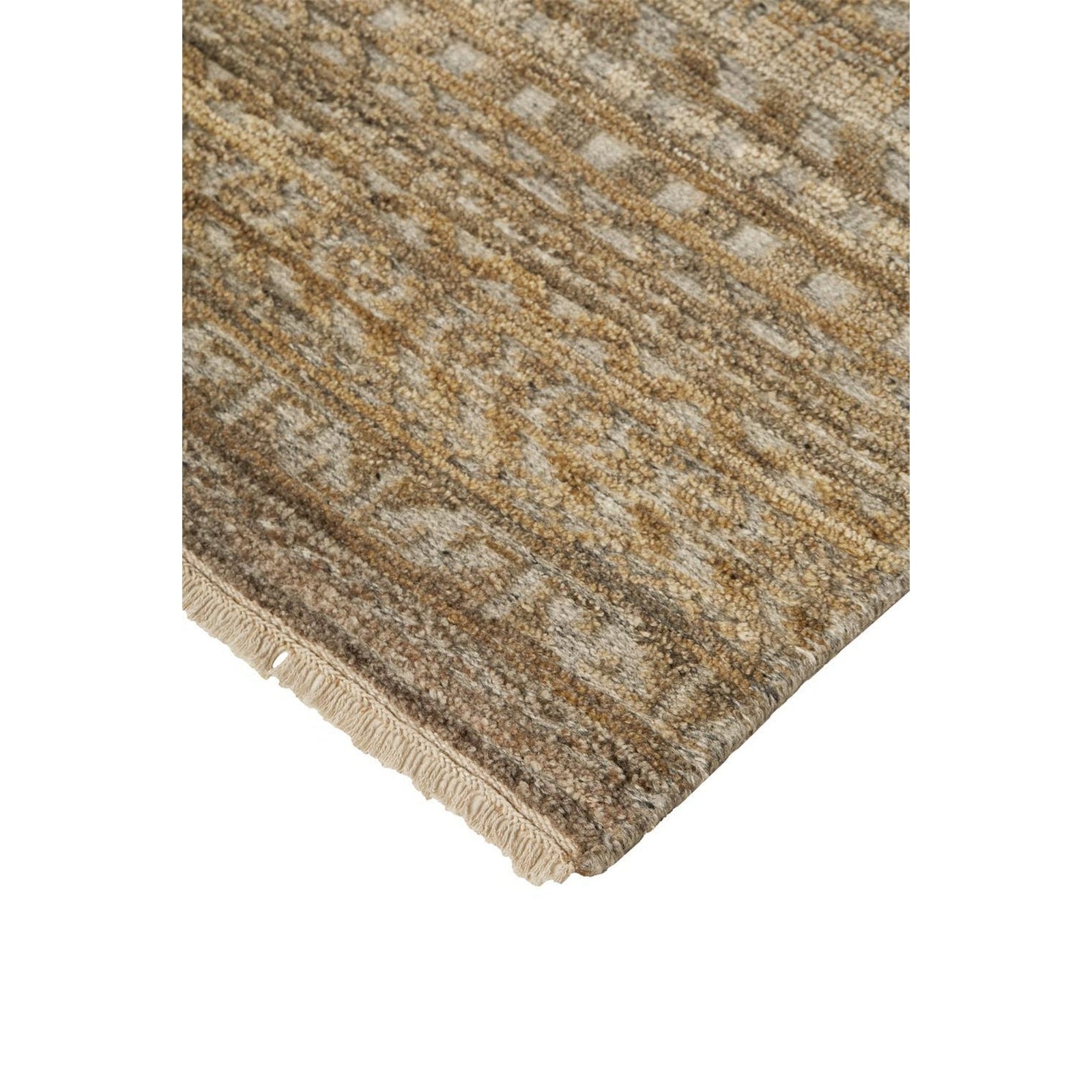 Feizy Payton 6496F Rug in Brown / Gray