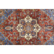Feizy Percy 39AHF Rug in Rust / Blue