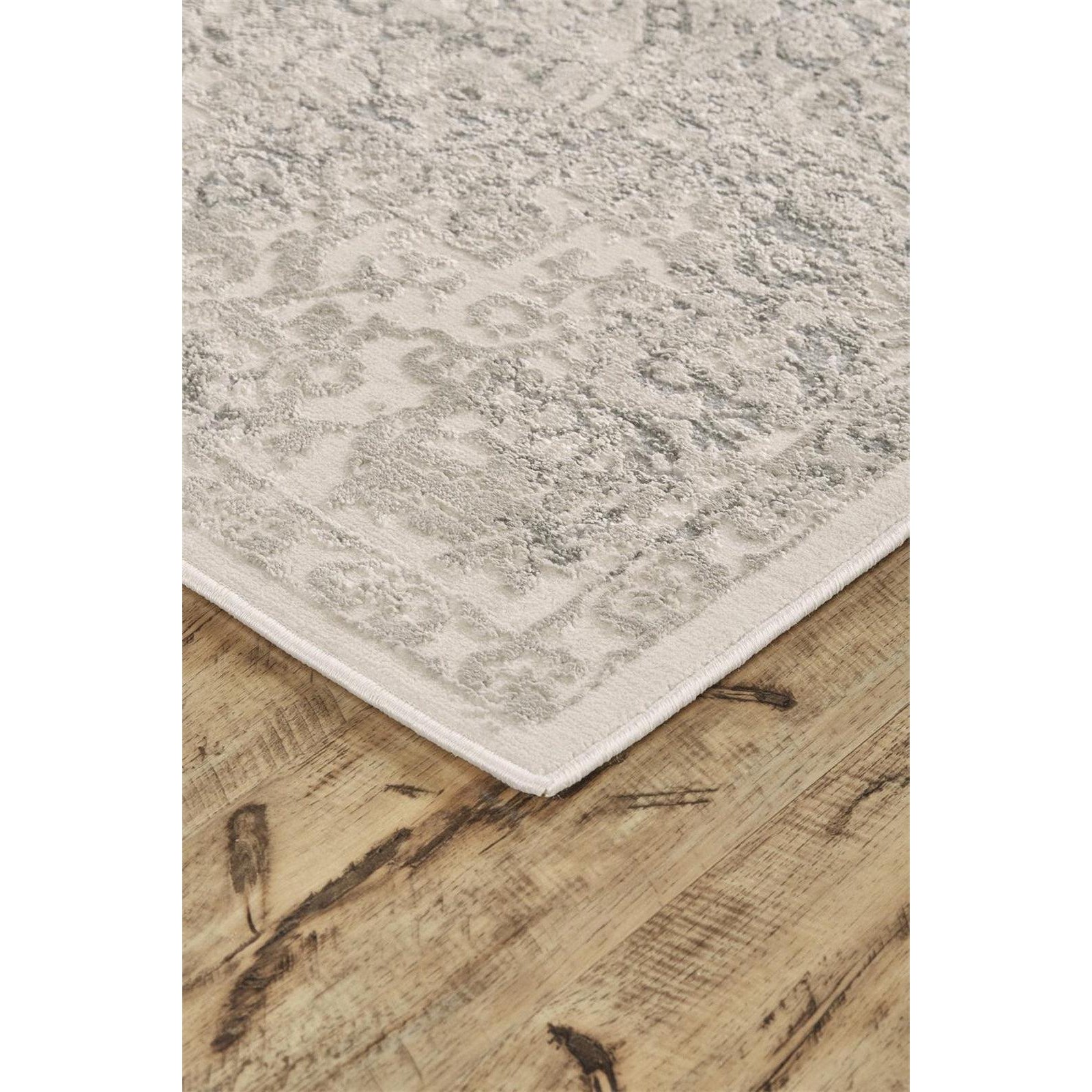 Feizy Prasad 3682F Rug in Light Gray