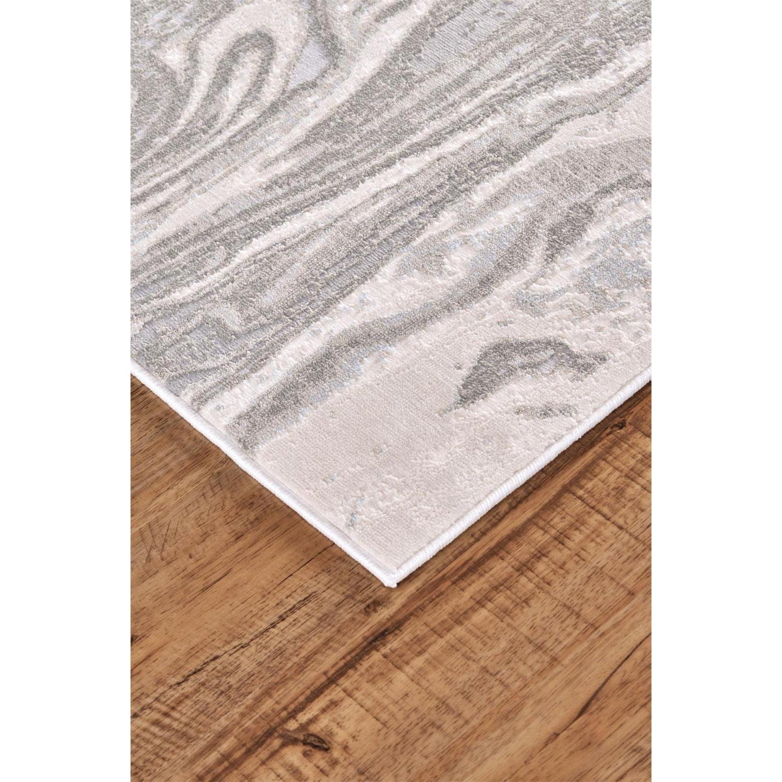 Feizy Prasad 3894F Rug in Light Gray