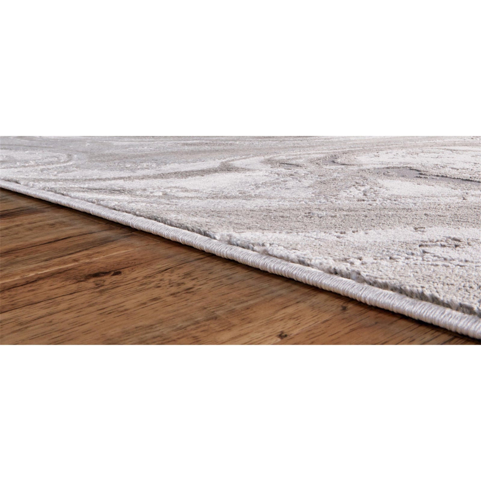 Feizy Prasad 3894F Rug in Light Gray