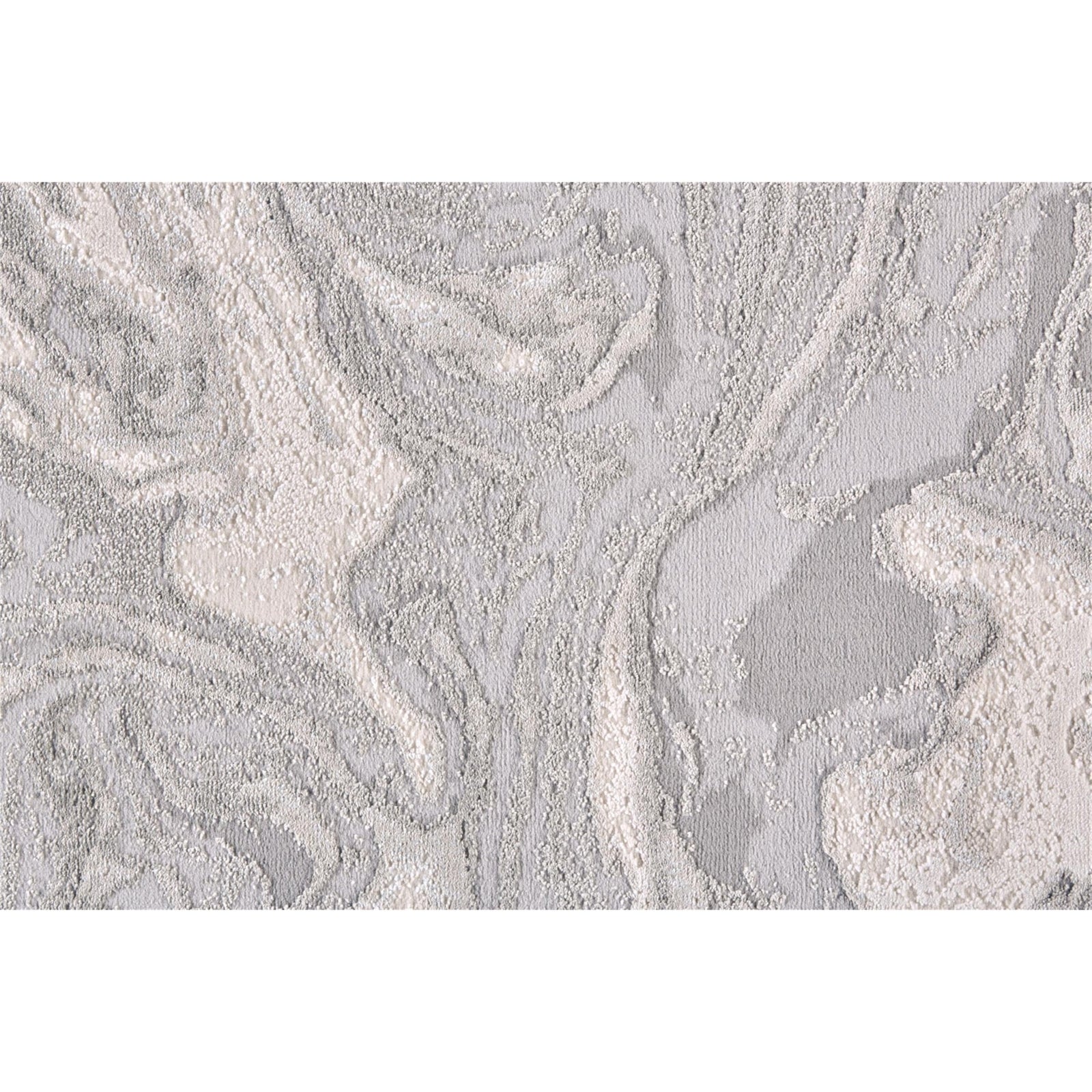 Feizy Prasad 3894F Rug in Light Gray