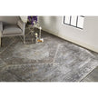 Feizy Sarrant 3963F Rug in Smoke