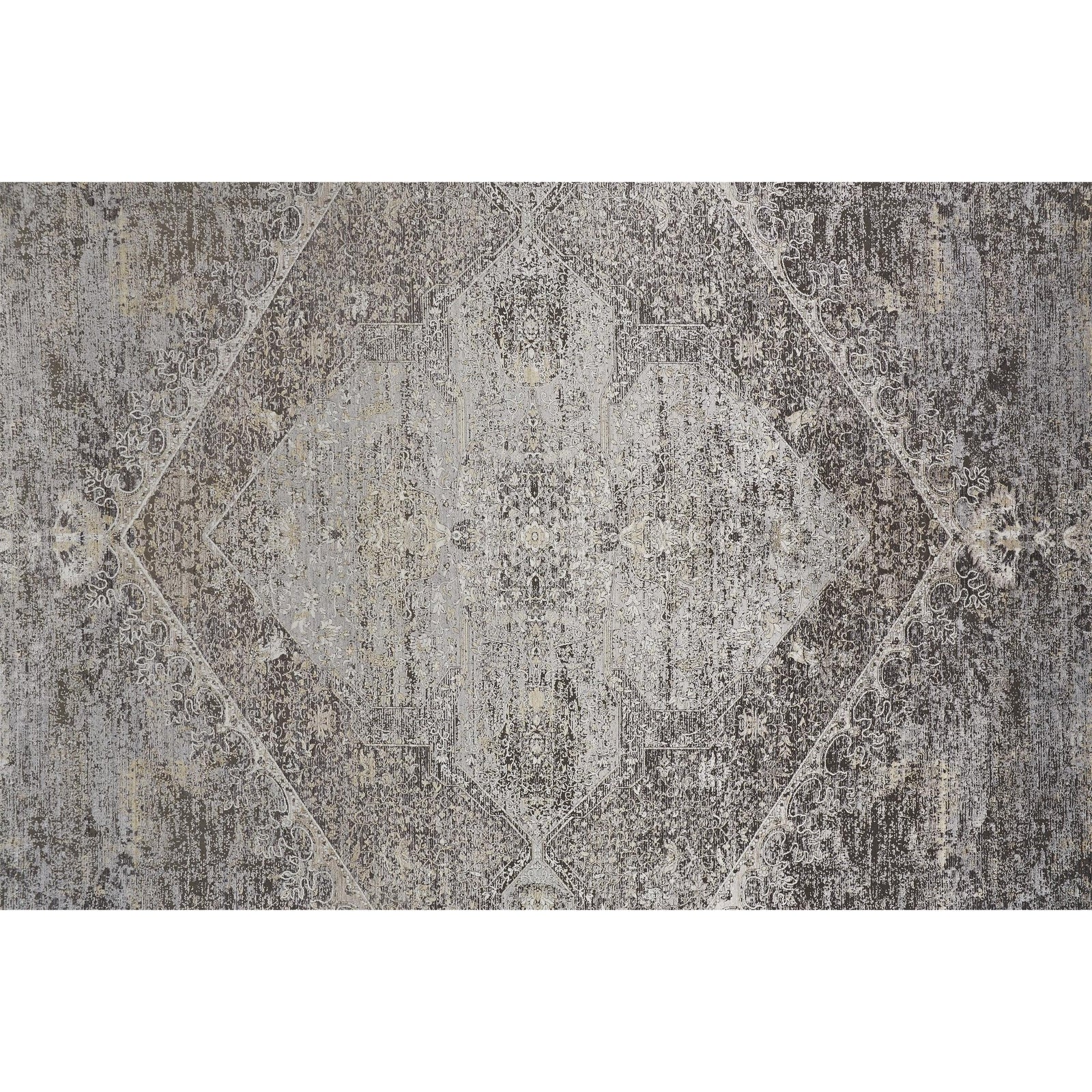 Feizy Sarrant 3963F Rug in Smoke