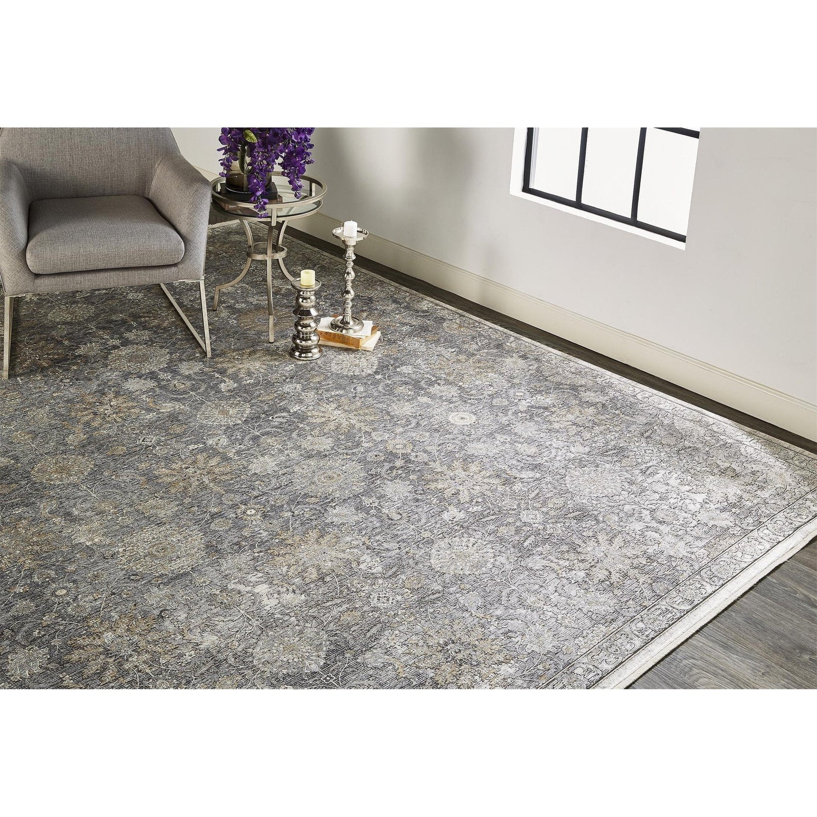Feizy Sarrant 3965F Rug in Sand