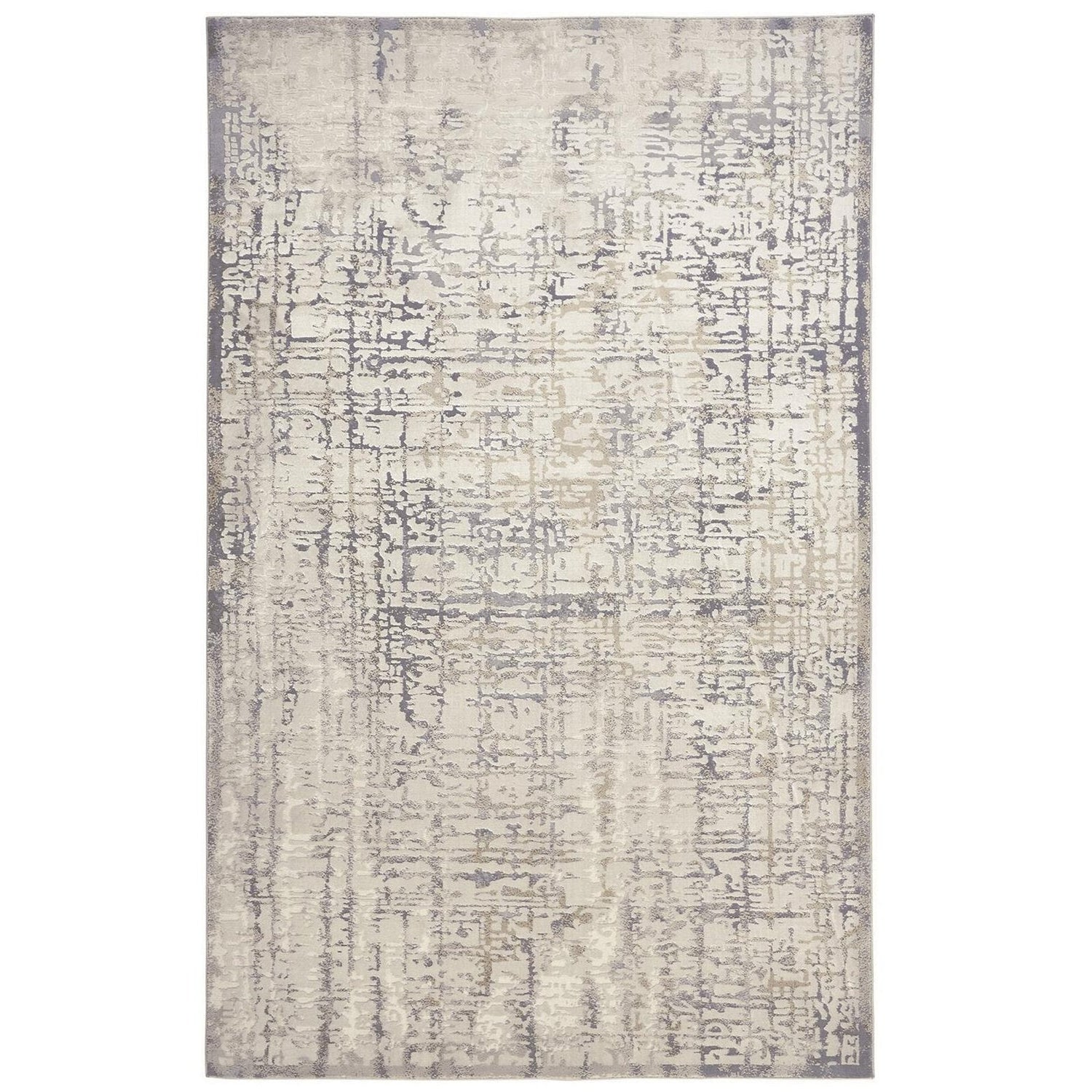 Feizy Waldor 3683F Rug in Ivory / Beige