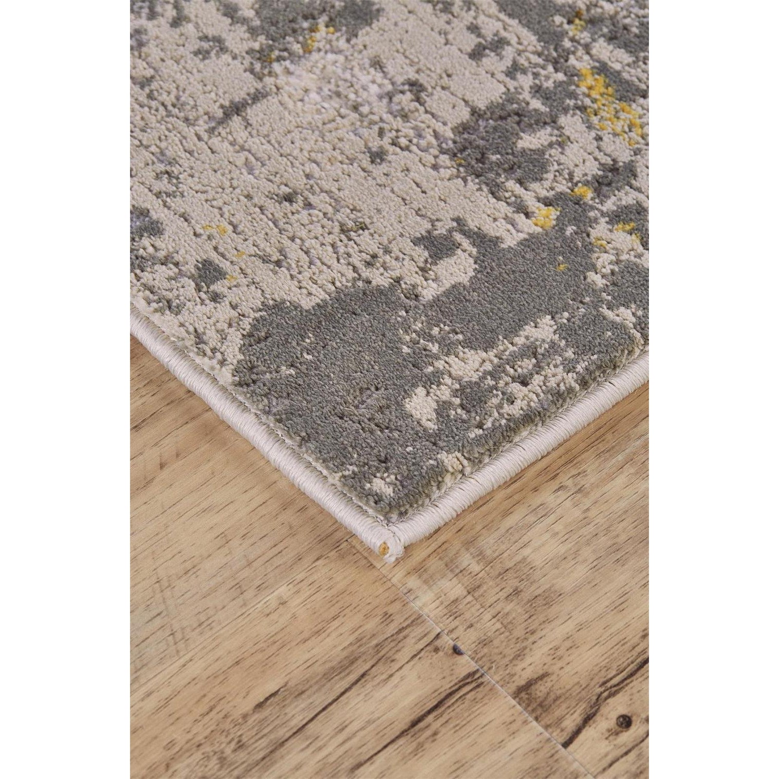 Feizy Waldor 3970F Rug in Gold/Birch