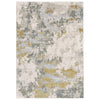 Feizy Waldor 3970F Rug in Ivory / Gold