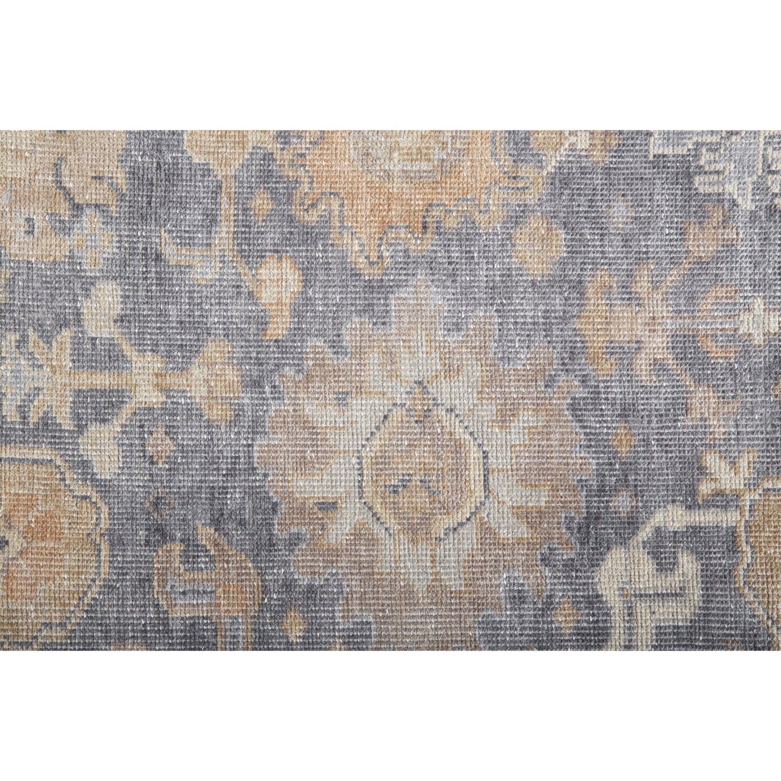 Feizy Wendover 6842F Rug in Blue / Tan