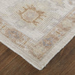 Feizy Wendover 6846F Rug in Gray / Ivory